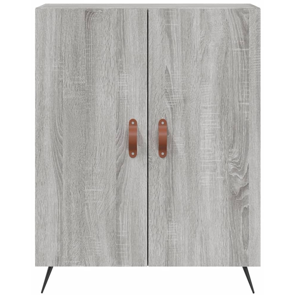 vidaXL 4 Door Grey Sonoma Highboard Image 8