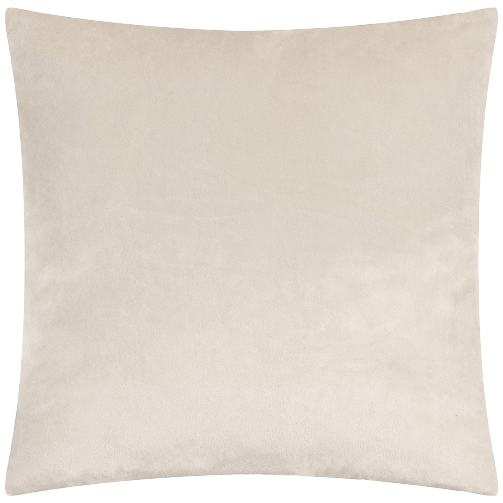 Paoletti Christmas Savoy Oyster Stripe Velvet Reversible Cushion 50 x 50cm Image 2