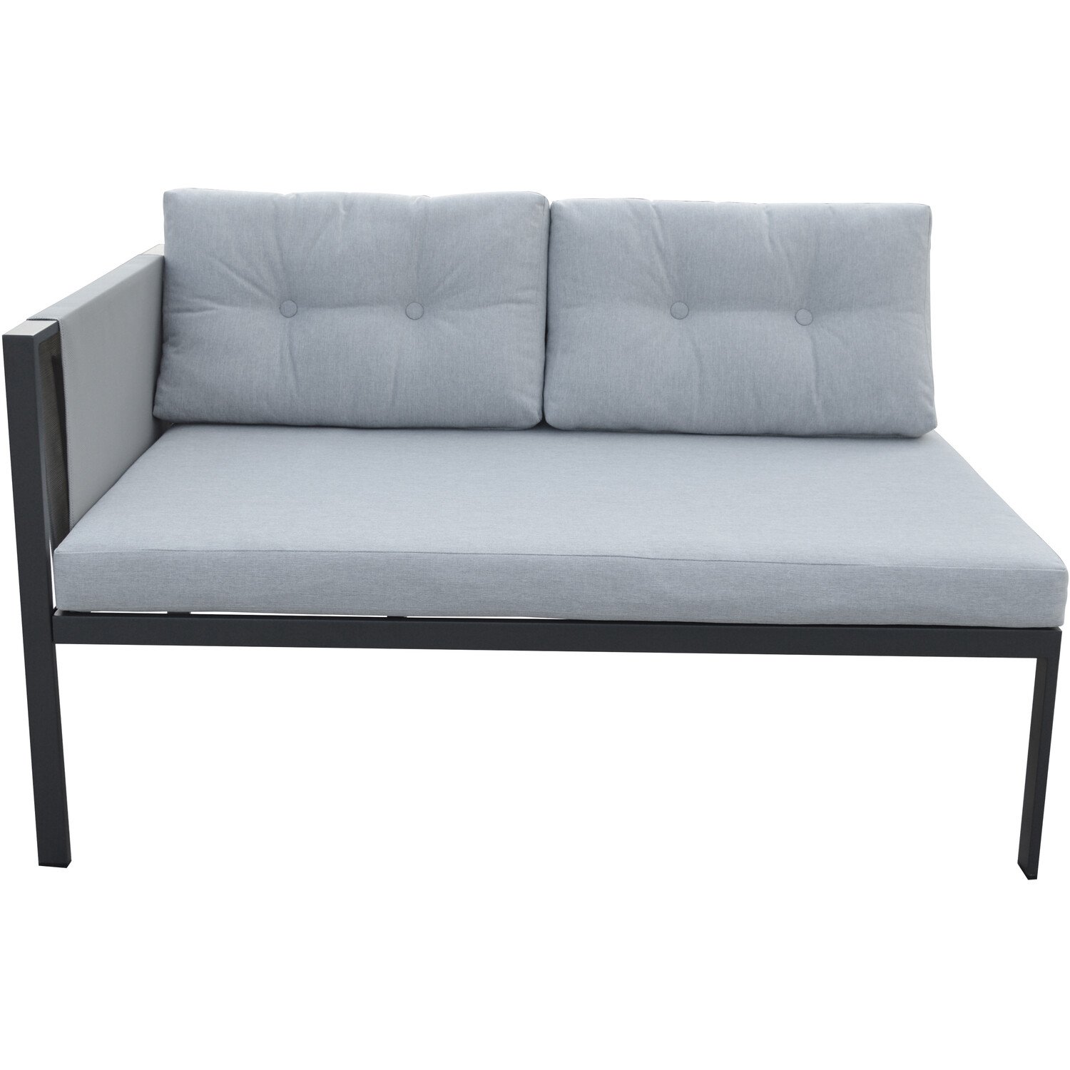 Sicily 4 Seater Grey Corner Lounge Set Image 9