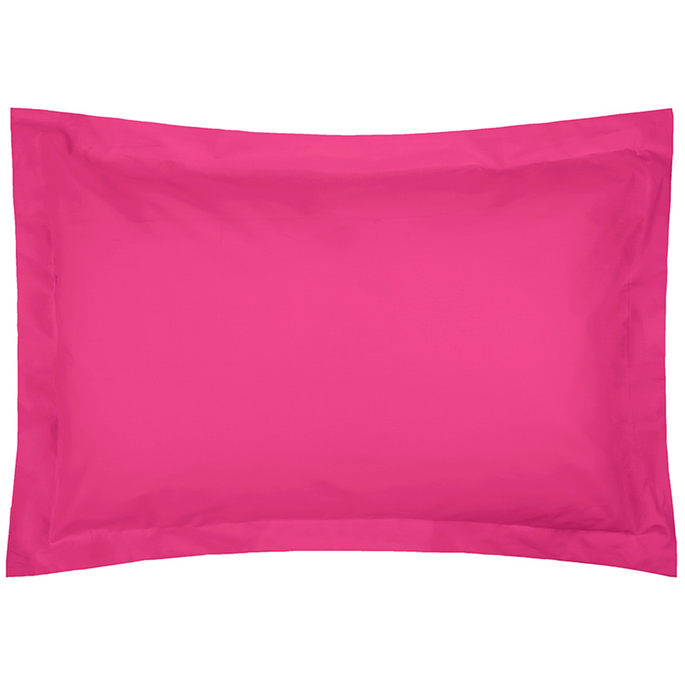 Serene Oxford Fuchsia Pillowcase Image 1
