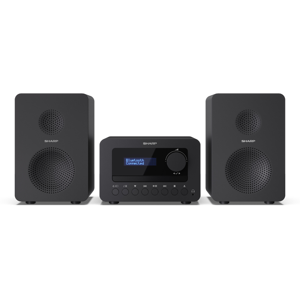 SHARP Tokyo XL-B514 Black FM Hi-Fi Micro System Image 4