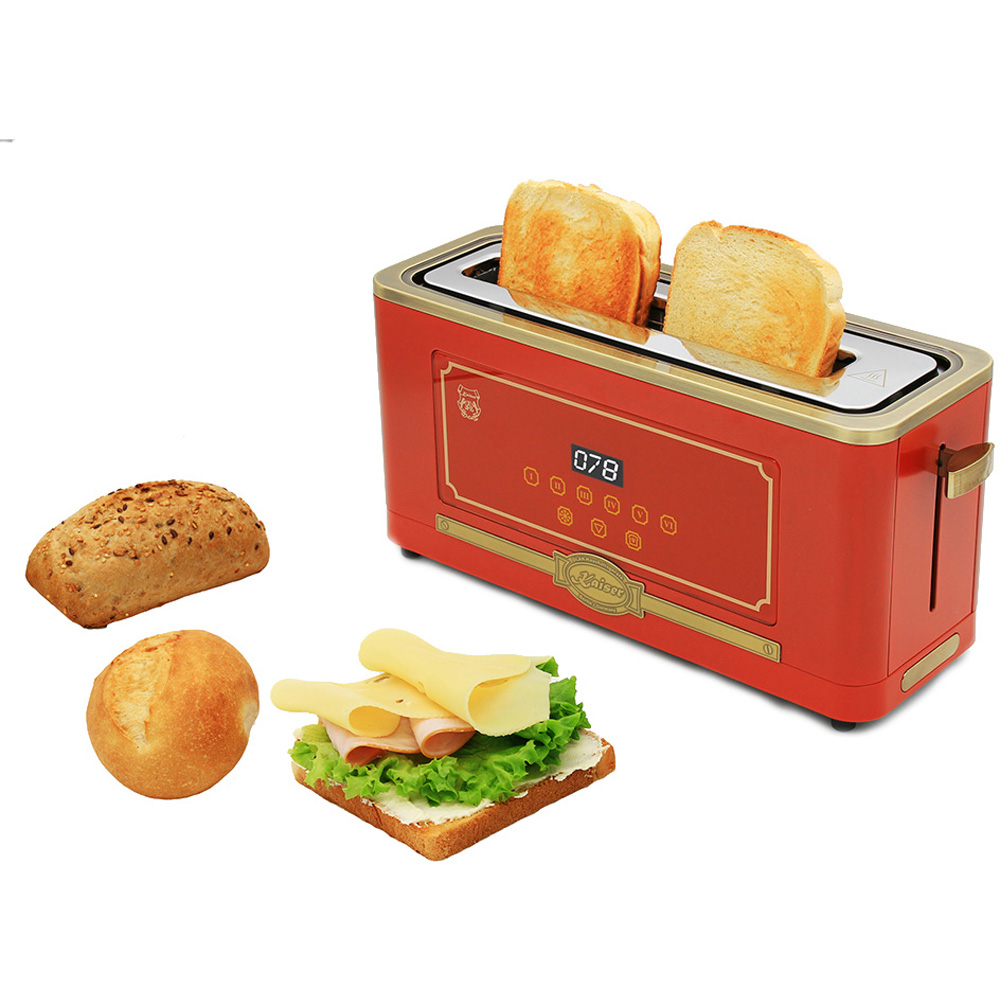 Kaiser Empire Vintage Bordeaux Red Electric Toaster Image 6