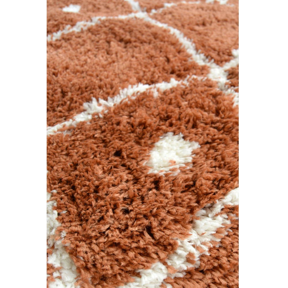 Homemaker Terracotta Snug Nomadic Shaggy Rug 120 x 170cm Image 2