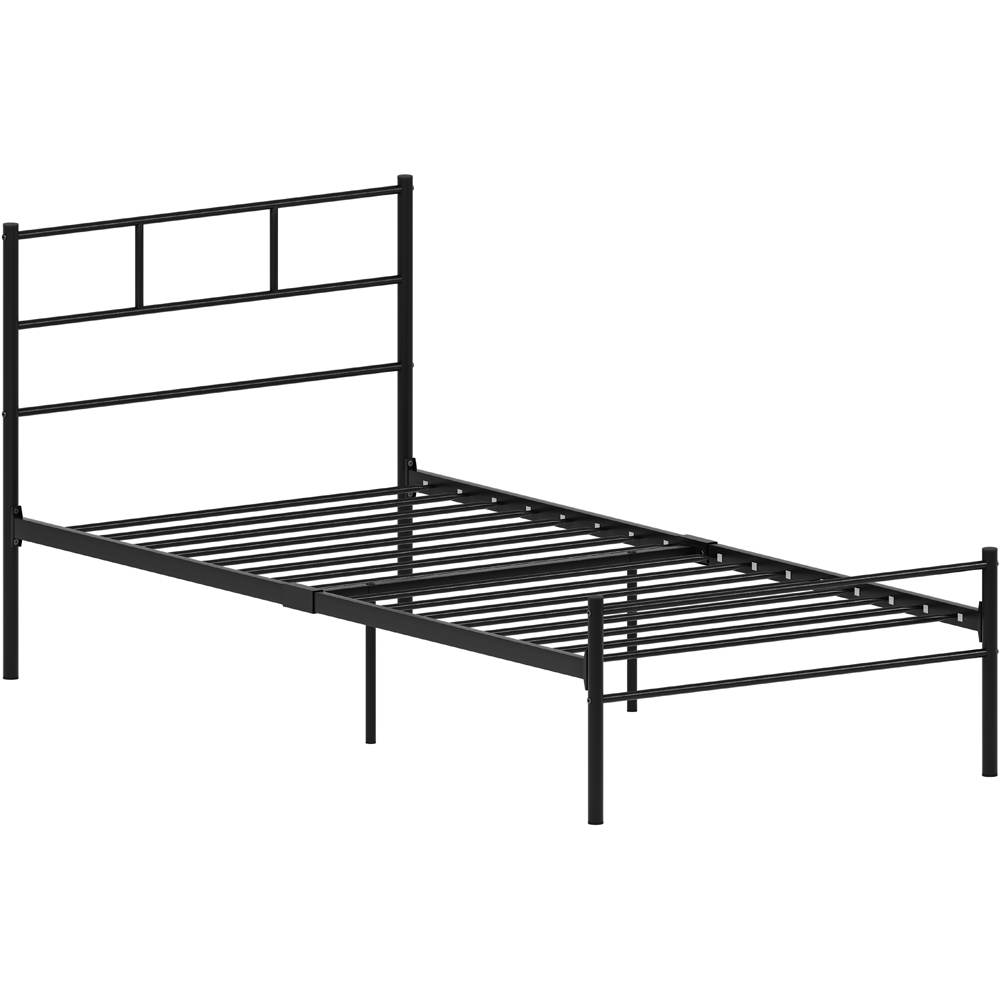 Vida Designs Dorset Single Black Metal Bed Frame Image 2
