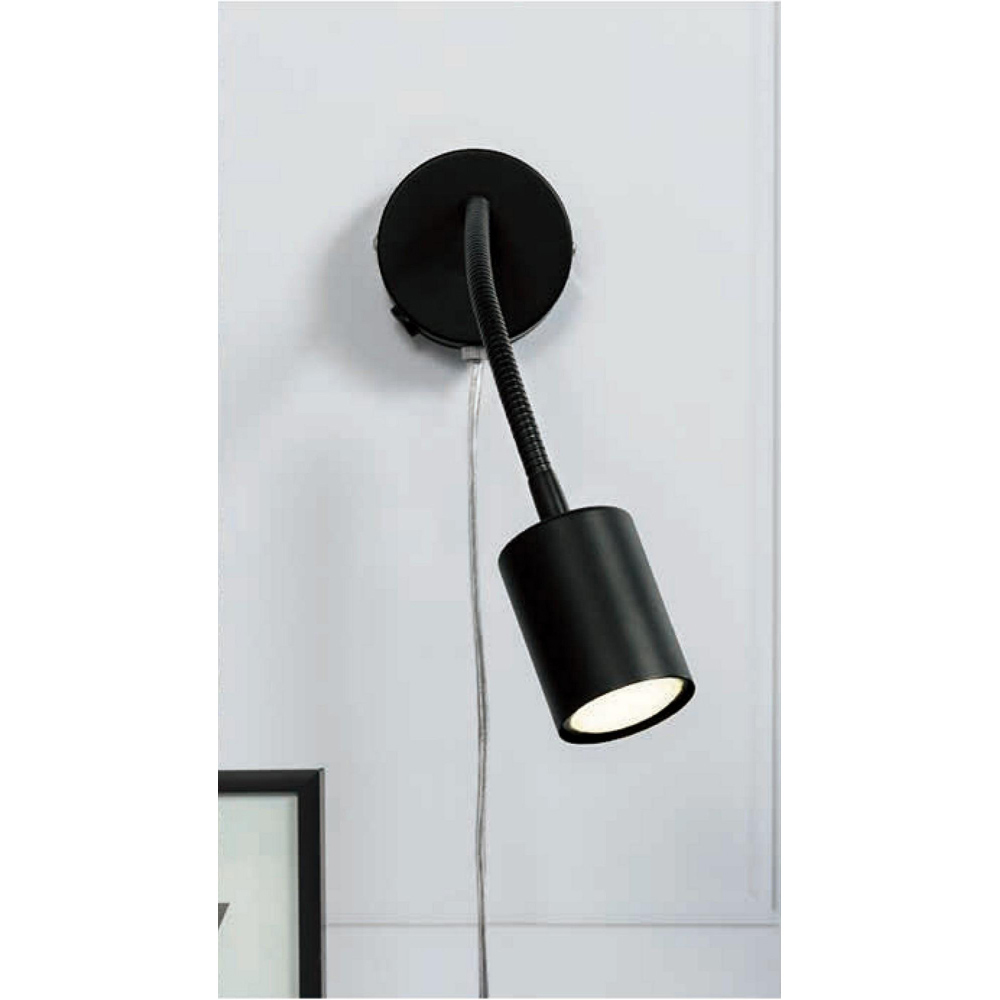 Nordlux Explore Flex Black Adjustable Wall Light Image 2