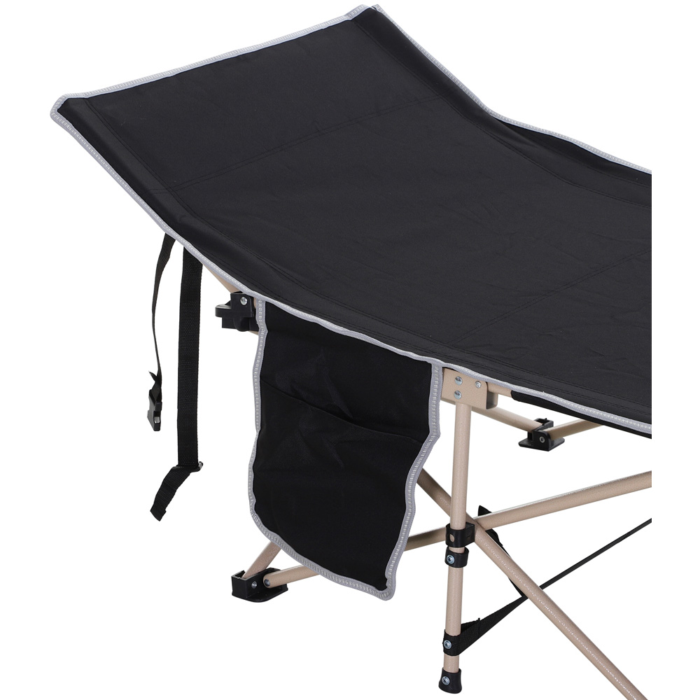Outsunny Single Black Outdoor Camping Bed Image 3