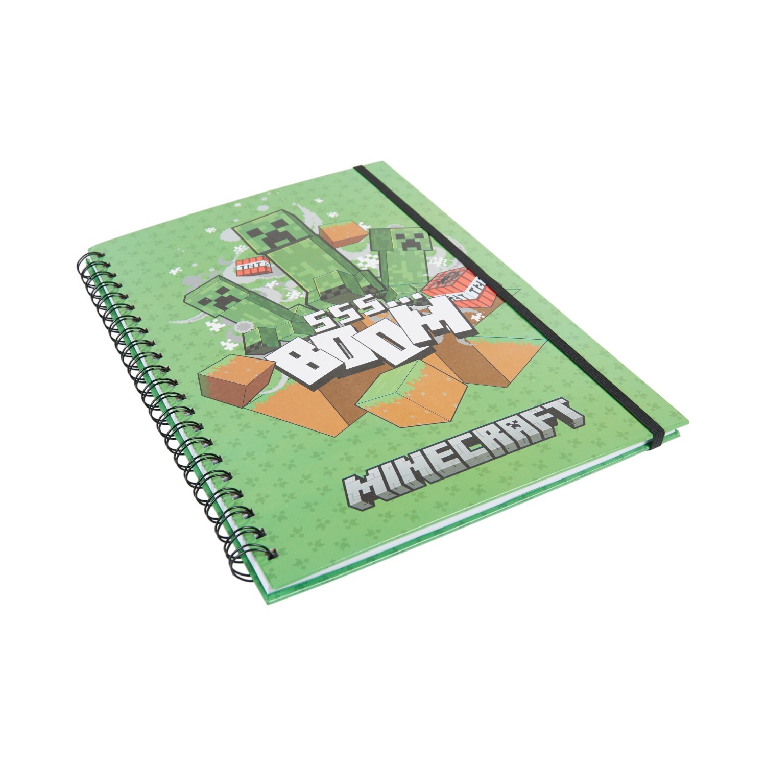 Green and Blue Minecraft Stationery Set Green Image 2