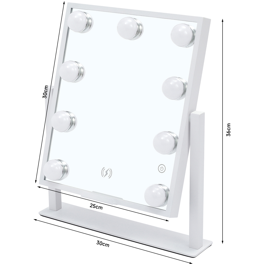 Living and Home LED Hollywood Tabletop Vanity Makeup Mirror 36 x 30cm Image 8