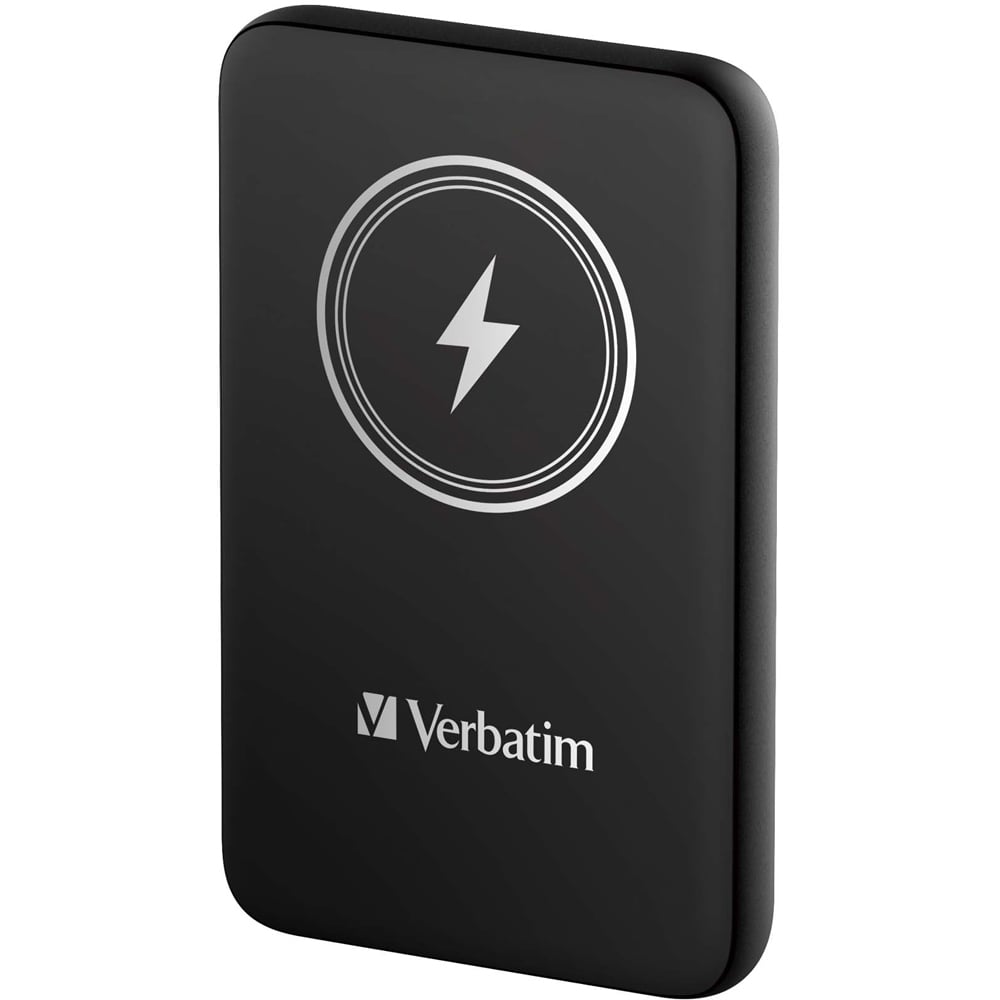 Verbatim Charge N Go Magnetic Wireless Power Bank Black 10000mAh Image 1