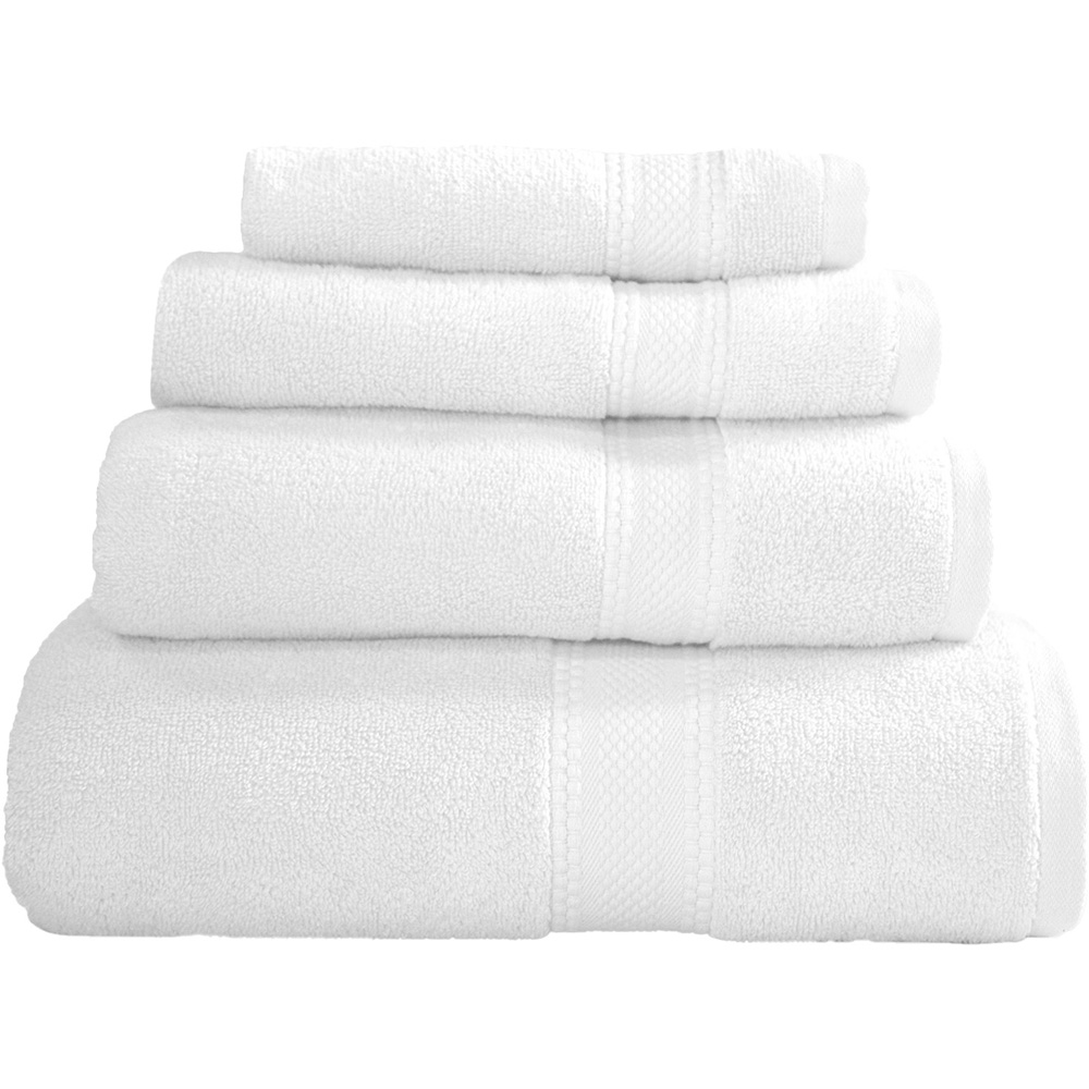 Divante Soft Cotton White Hand Towel Wilko