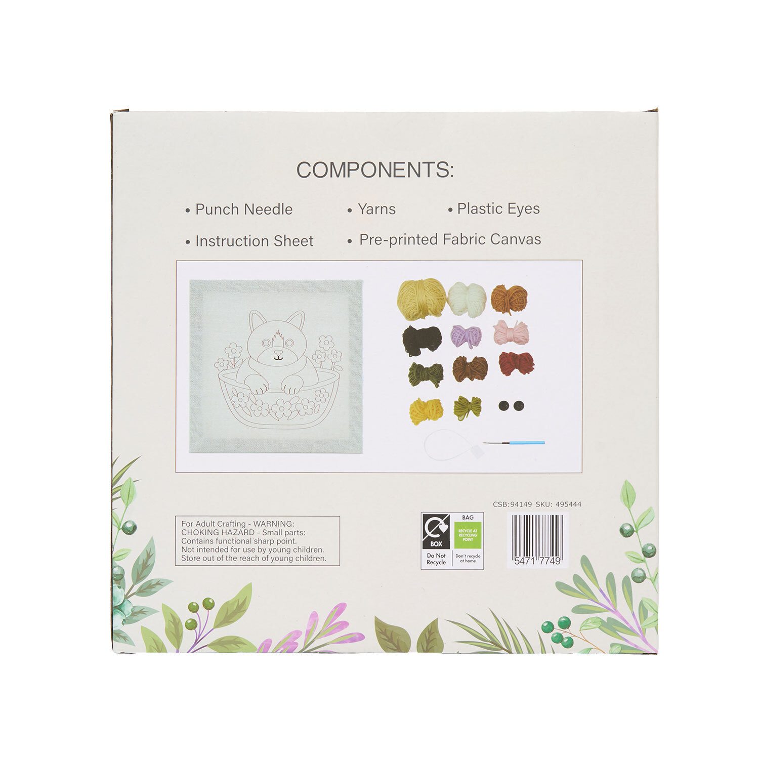 Cute Punch Needle Kit Image 2