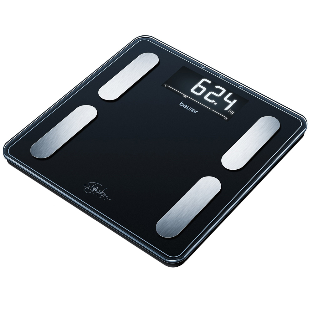 Beurer BF400 Black Diagnostic Bathroom Scale Image 1