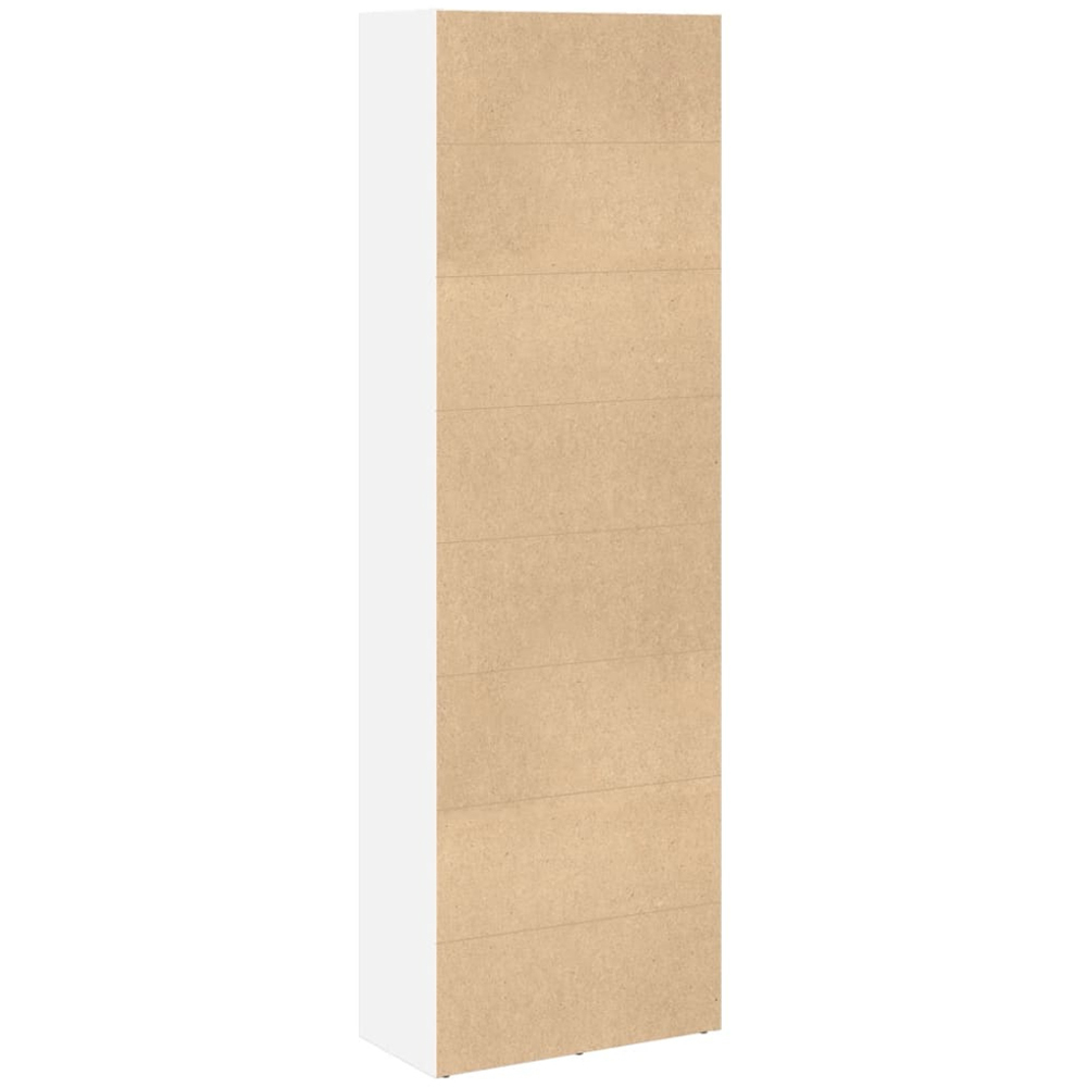 vidaXL 5 Shelf White Bookcase Image 3