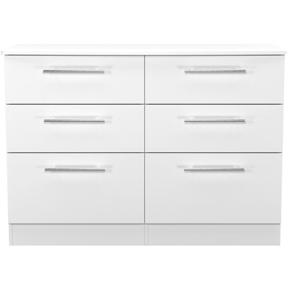 Crowndale Sherwood 6 Drawer Porcelain Matt Chest of Drawers Image 2