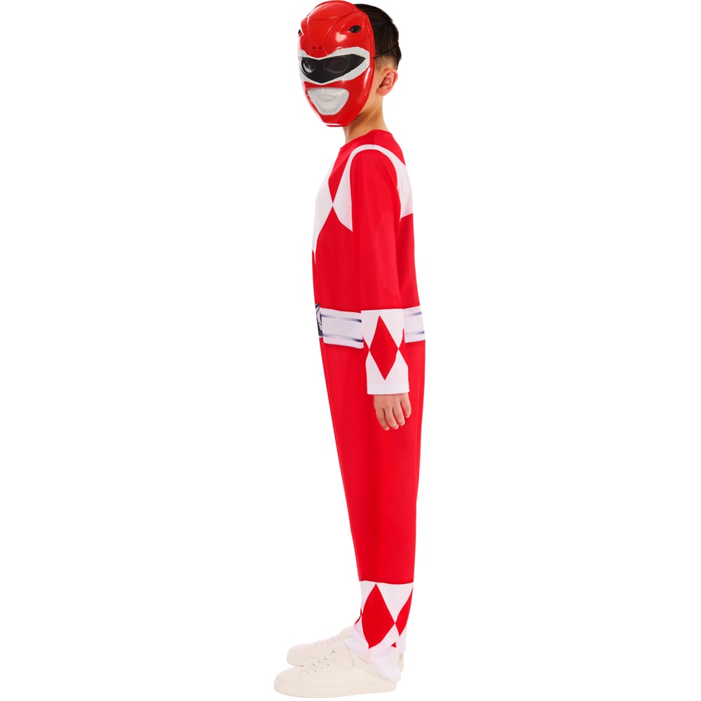 Power Rangers Mighty Morphin Red Ranger Costume Age 7 to 8 Years Image 4