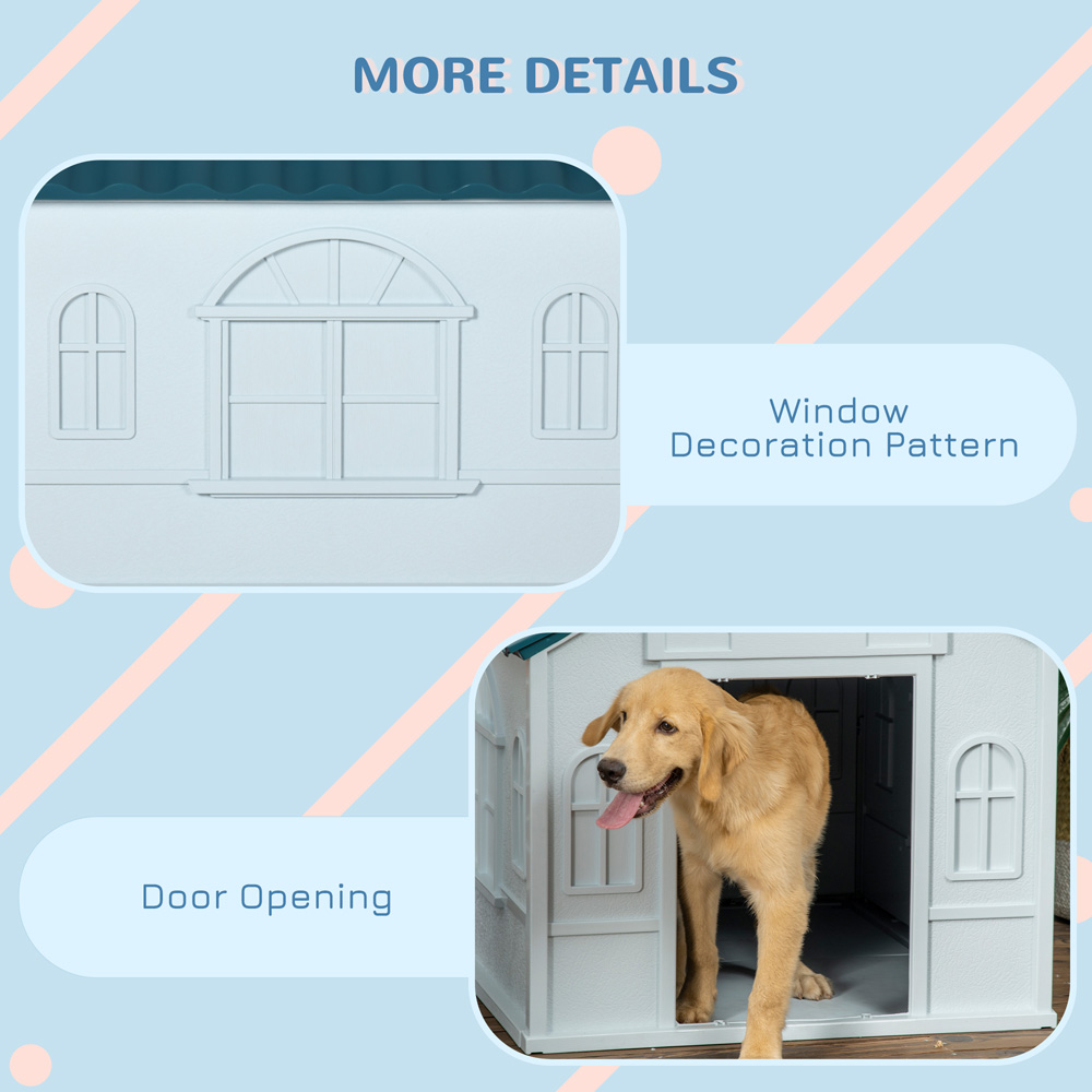 PawHut Blue Large Dog Kennel Image 6