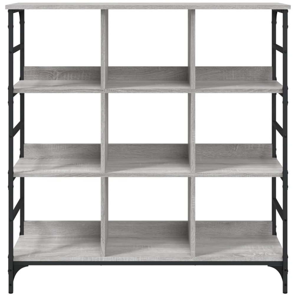 vidaXL 9 Shelf Grey Sonoma Sideboard Image 4