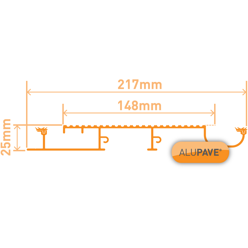 Alupave Sand Decking Board 3m Image 4