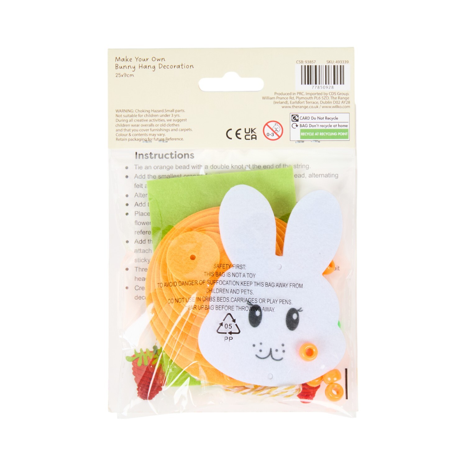 Bunny Carrot Hanging Decoration Kit Image 3