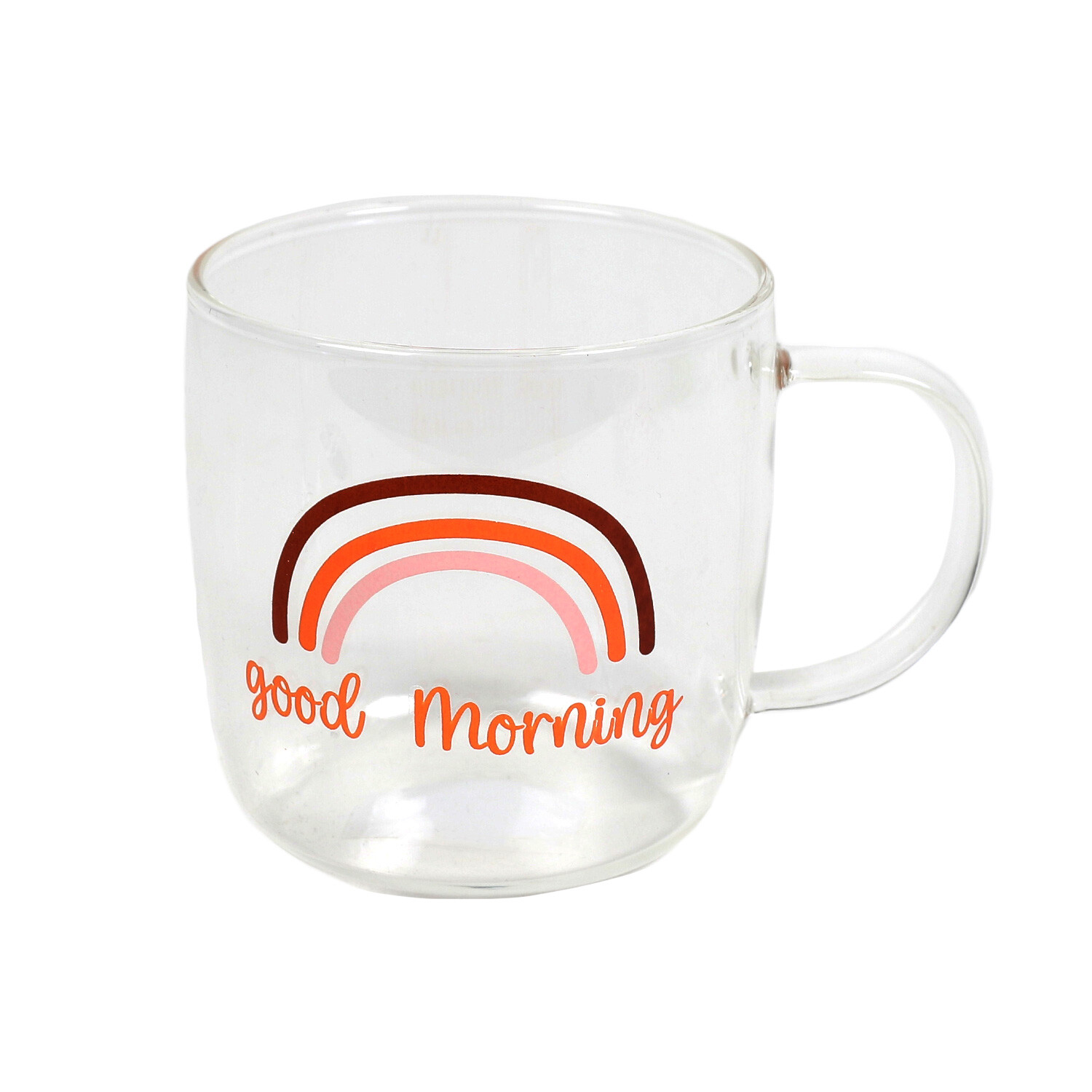 Good Morning Borosilicate Glass Mug Image