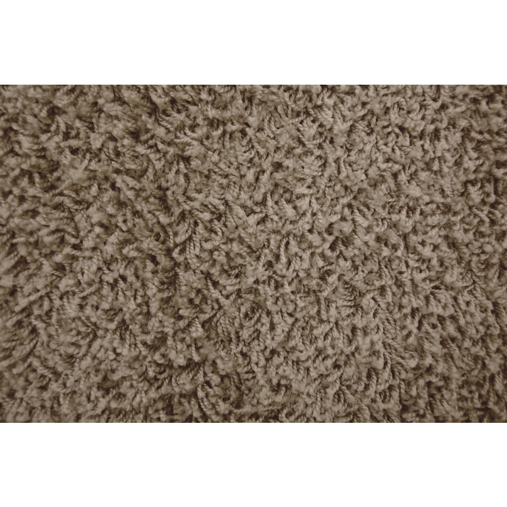 Olympia Shaggy Rug Latte 67 x 200cm Image 2