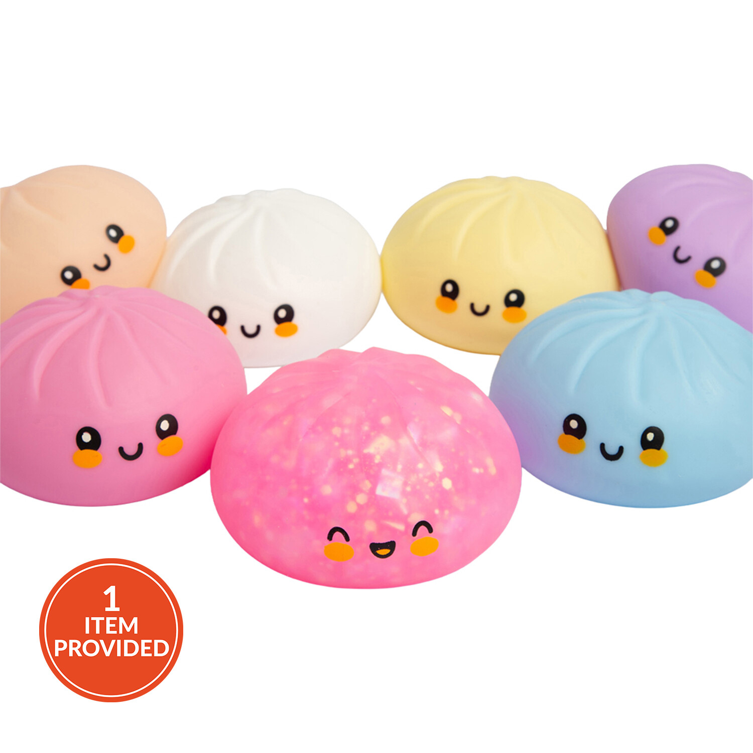 Crazy Fun Pink Holographic Dumpling Image 1