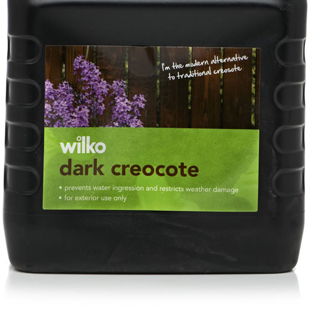 Wilko Creocote Dark Brown Exterior Wood Treatment 4L Image 3