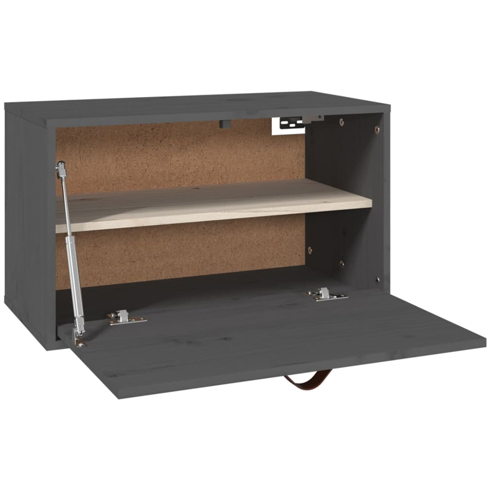 vidaXL Single Door Grey Wall Cabinet Image 5