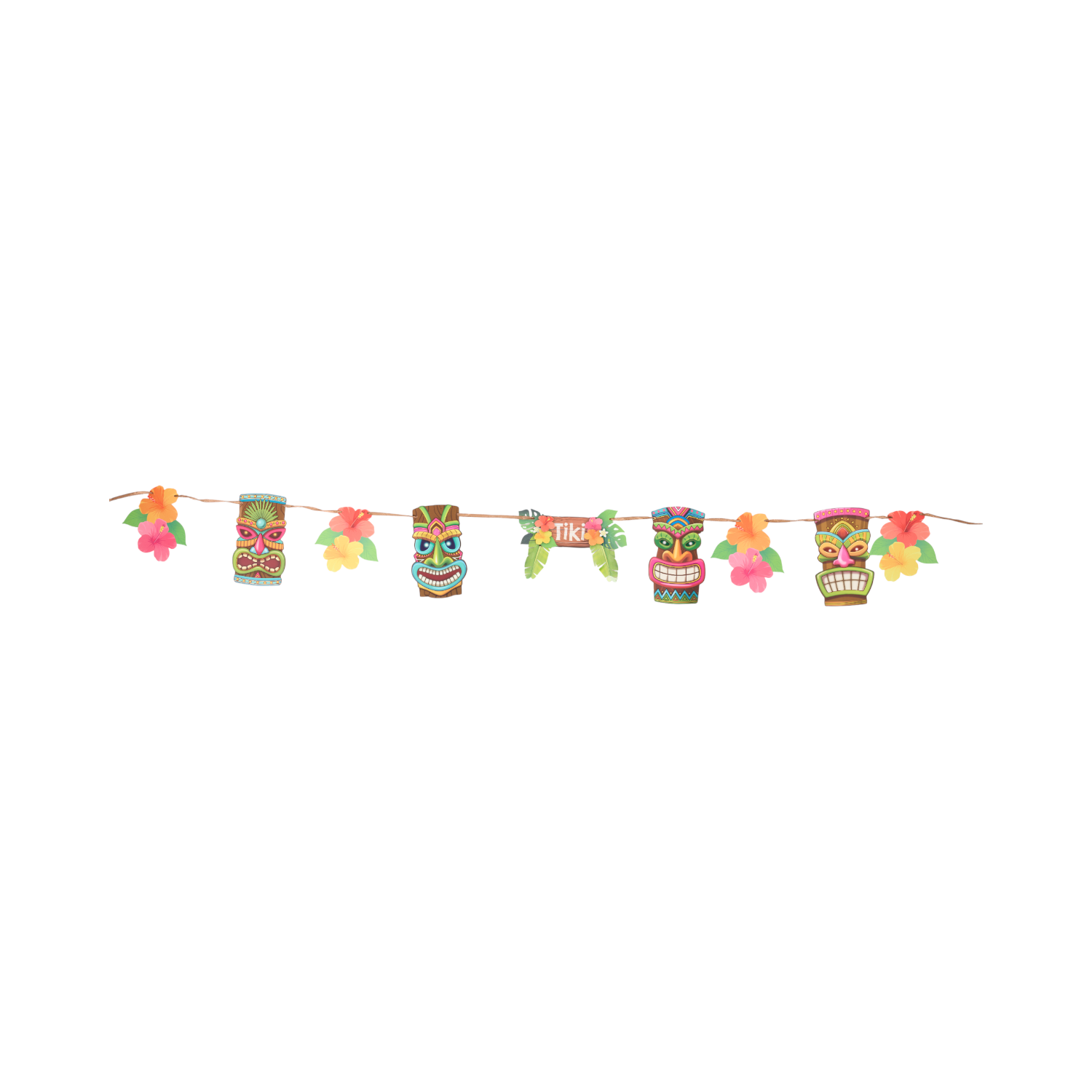 Tiki Party Decoration Pack Image 3