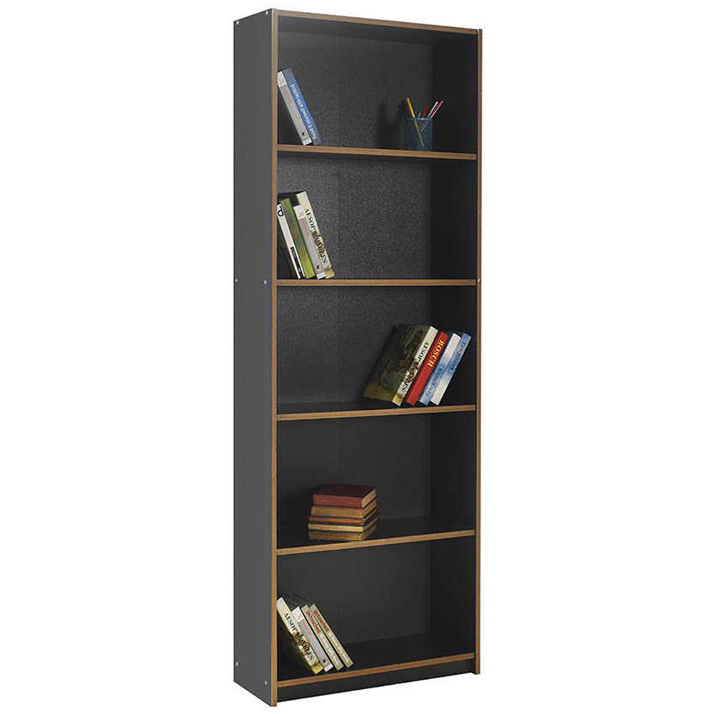 FWStyle 5 Tier Anthracite Grey Shelving Unit Image 4