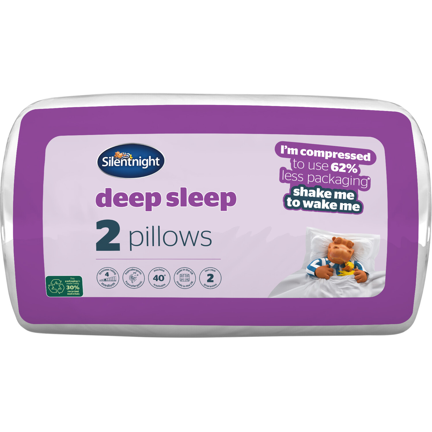 Silentnight Deep Sleep Pillow Pair Image 1