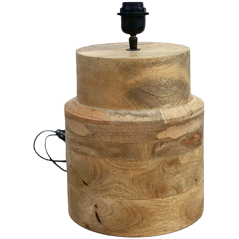 IH Design Wooden Glory Table Lamp Base Image 1