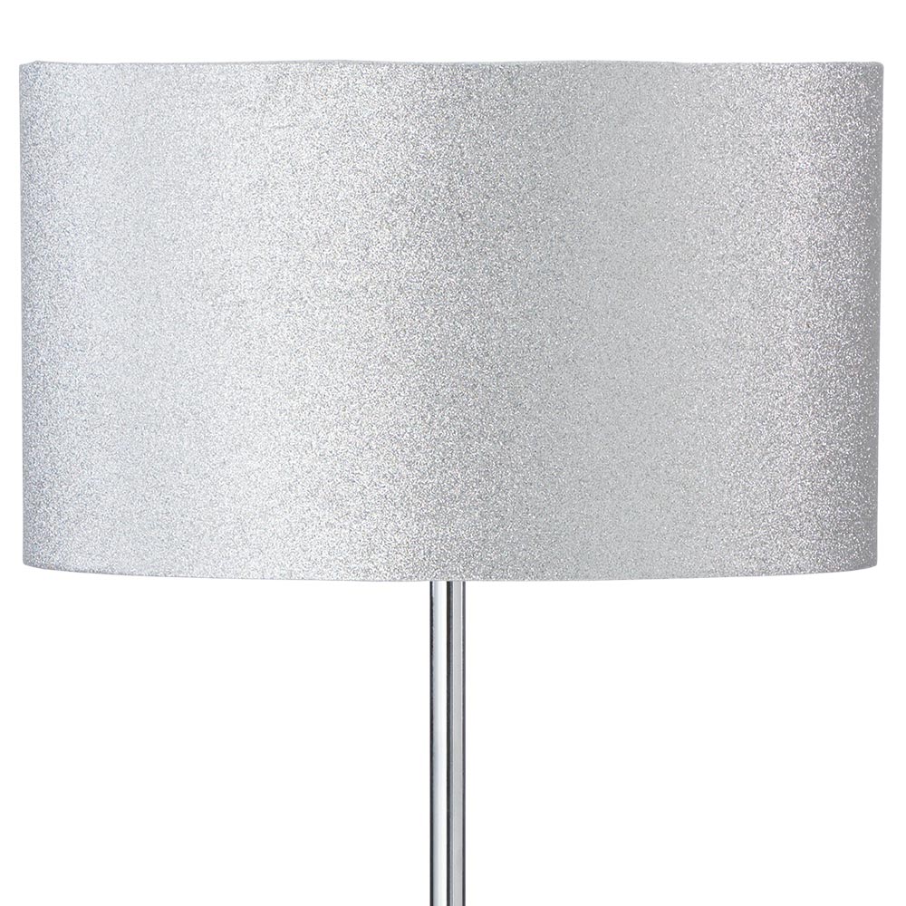 Wilko Silver Glitter Floor Lamp Image 3