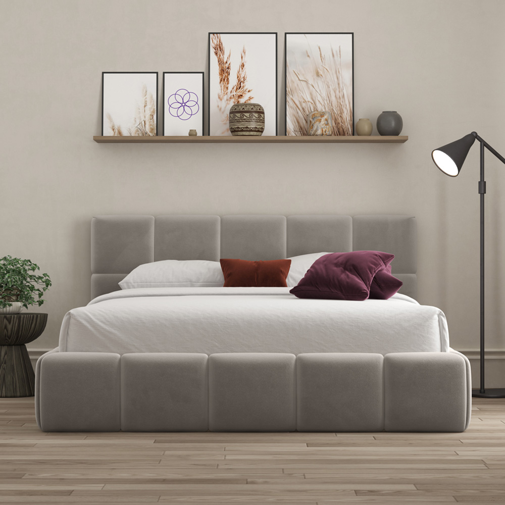 DS Living Ovella Single Pebble Cubed Ottoman Bed Image 3