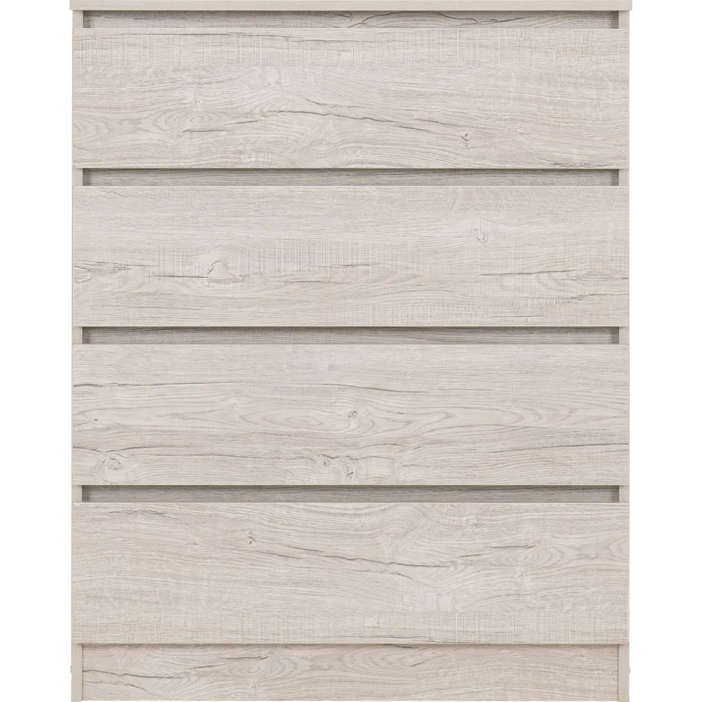 Seconique Malvern 4 Drawer Urban Snow Chest Image 3