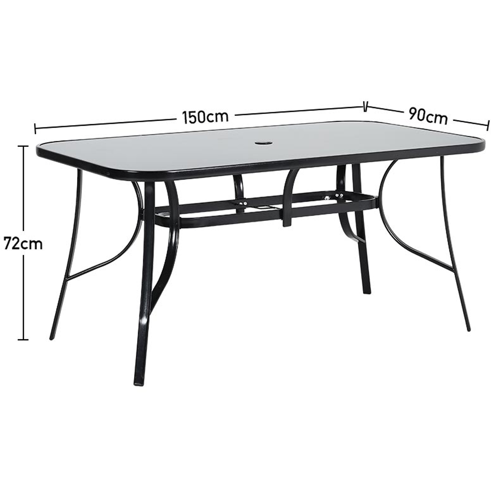 Living and Home Wicker 4 Seater Patio Set Image 8