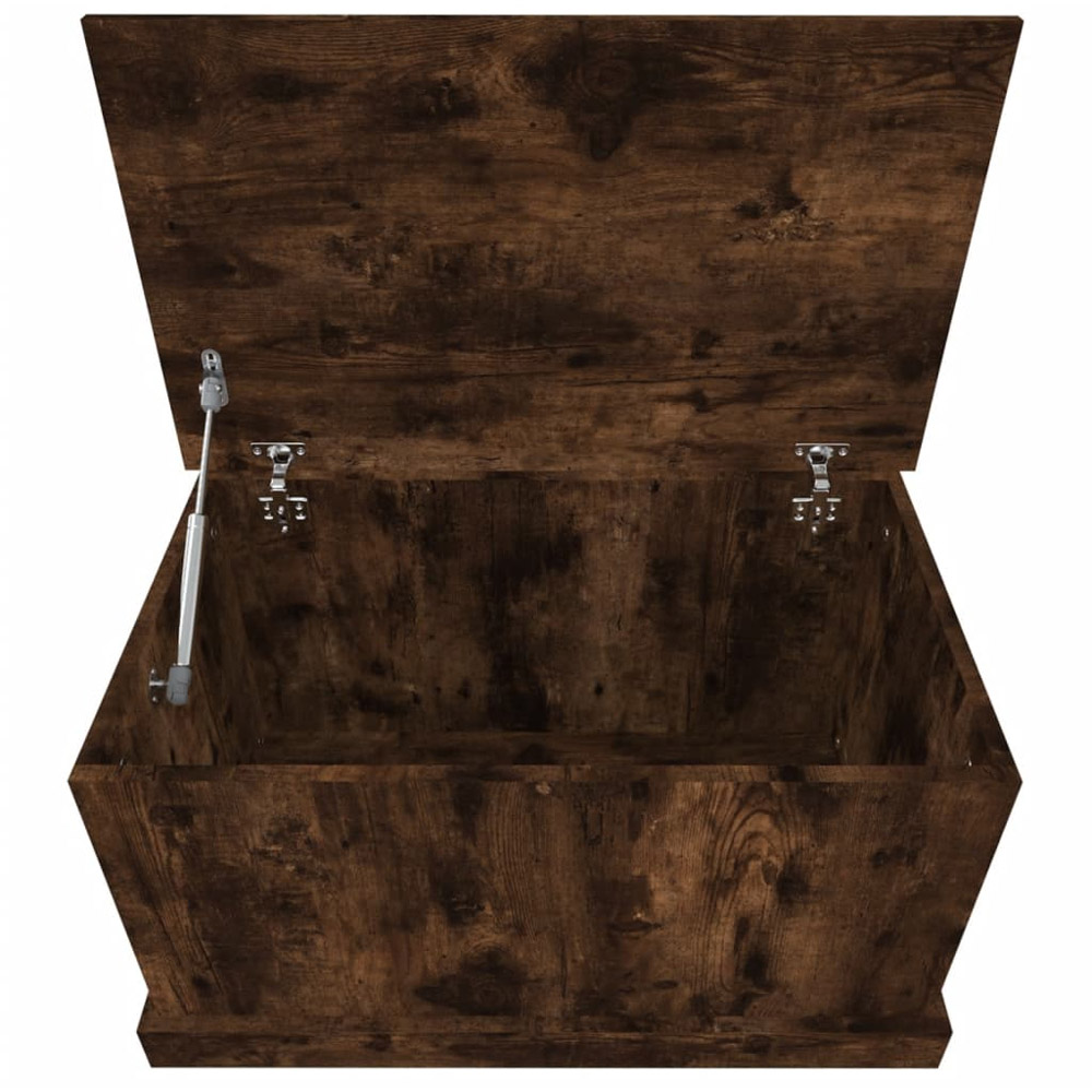 vidaXL Smoked Oak Storage Box Image 7