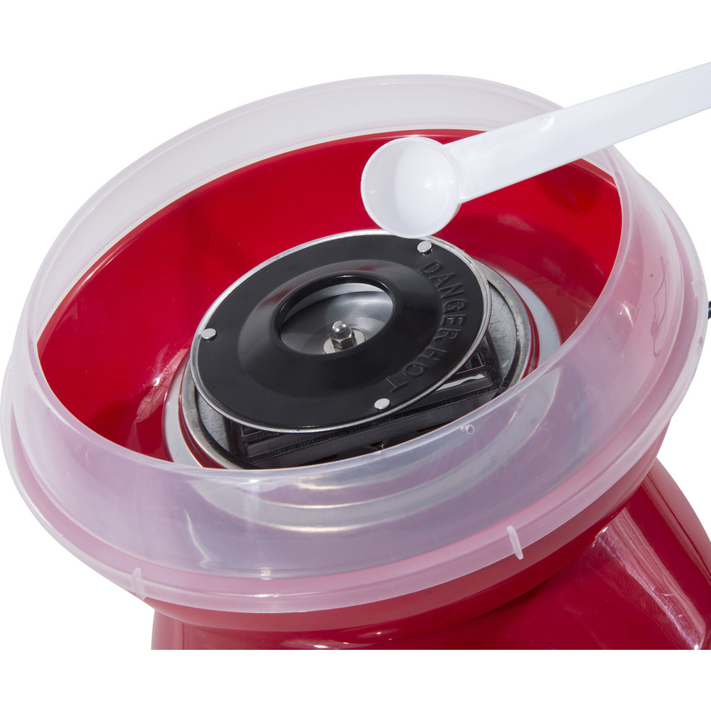 HOMCOM 800-017RD Red Electric Cotton Candy Machine with Equipment 500W Image 3