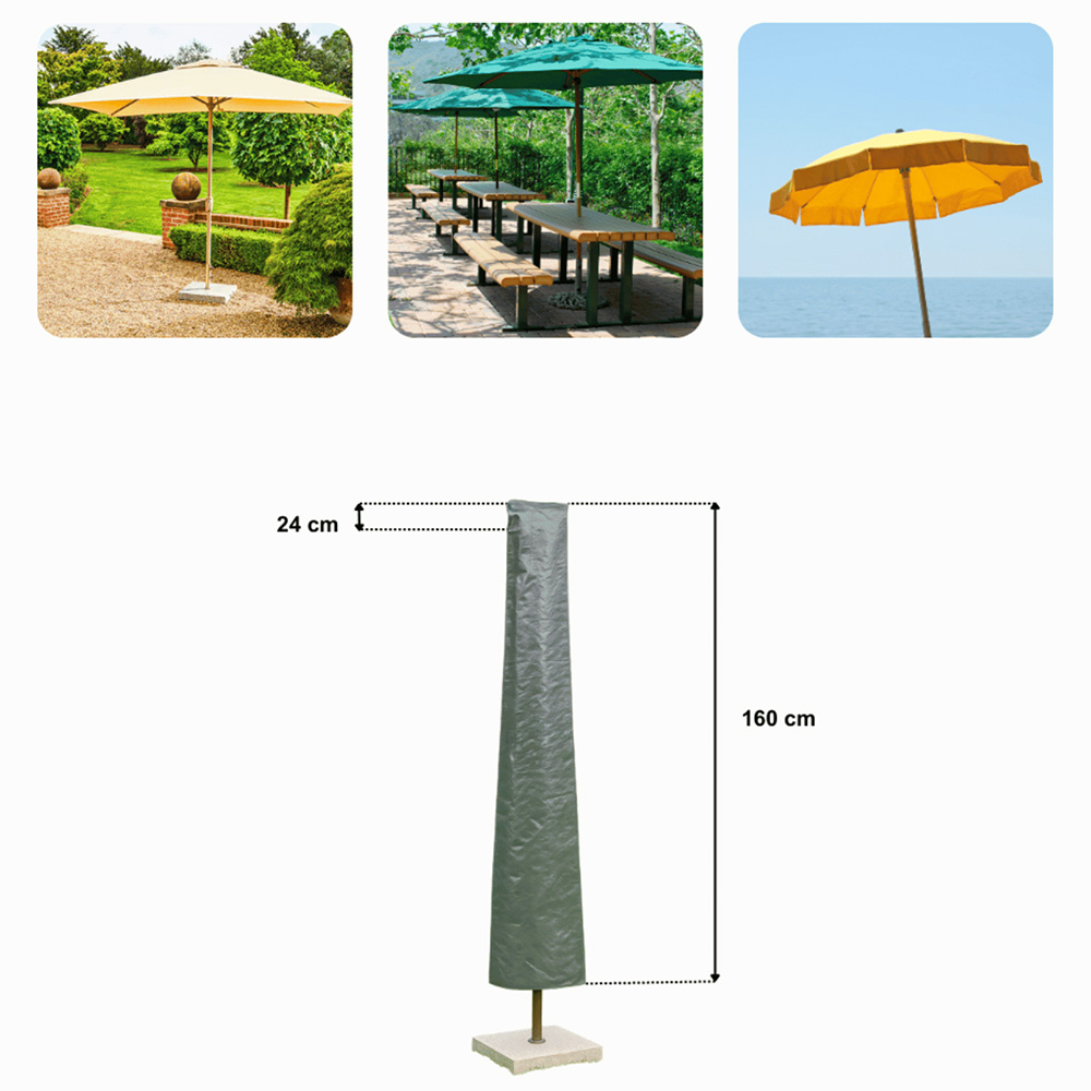 Home Source Duracover Large Parasol Cover Image 8