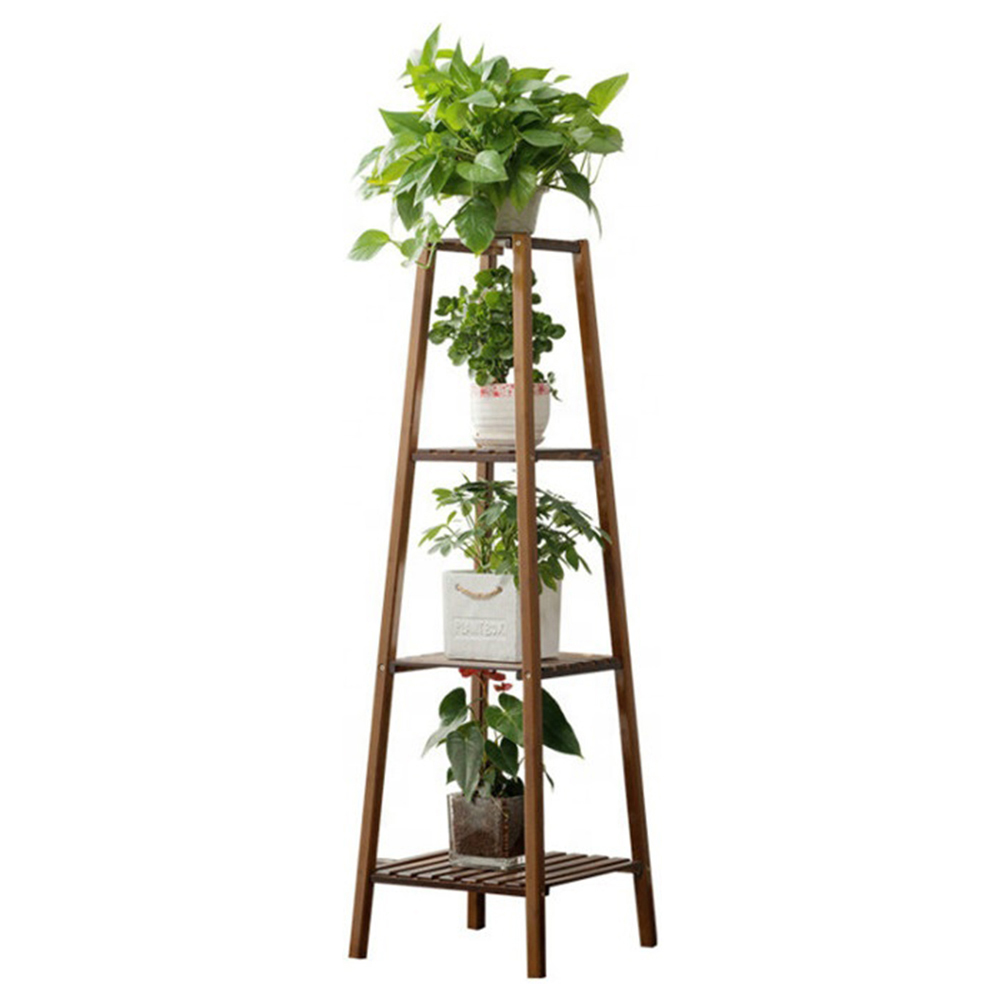 Living and Home Vintage Tiered Plant Stand Display Shelf Image 1