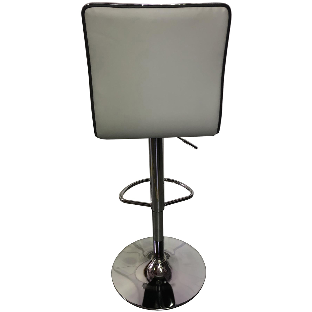 Dorel Colby Grey High Back PU Barstool Image 5