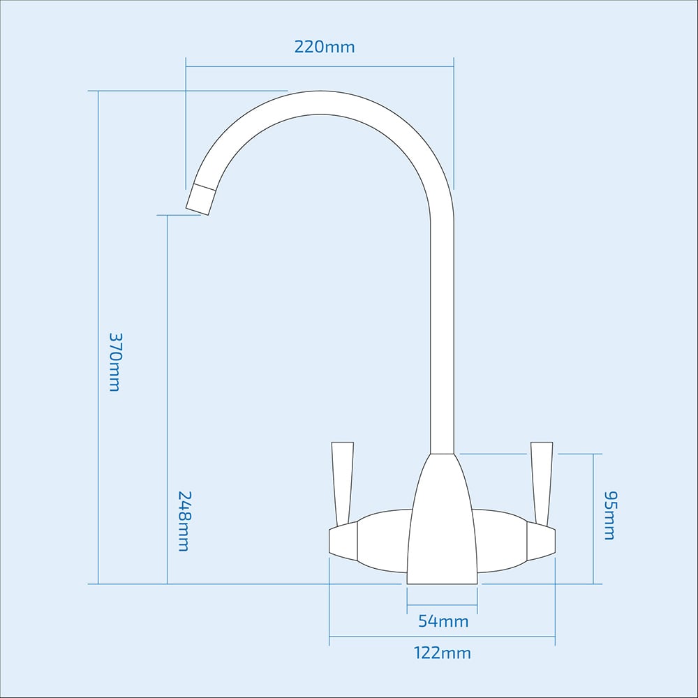 Nes Home Beni Brushed Nickel Kitchen Sink Mixer Tap with Swivel Spout Image 3