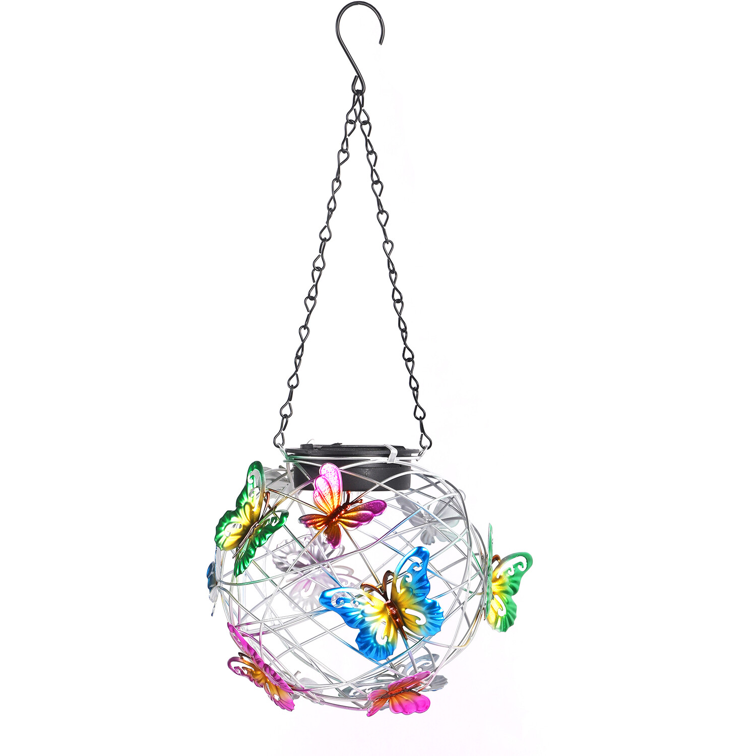 Solar Butterfly Hanging Ball Light Image 2
