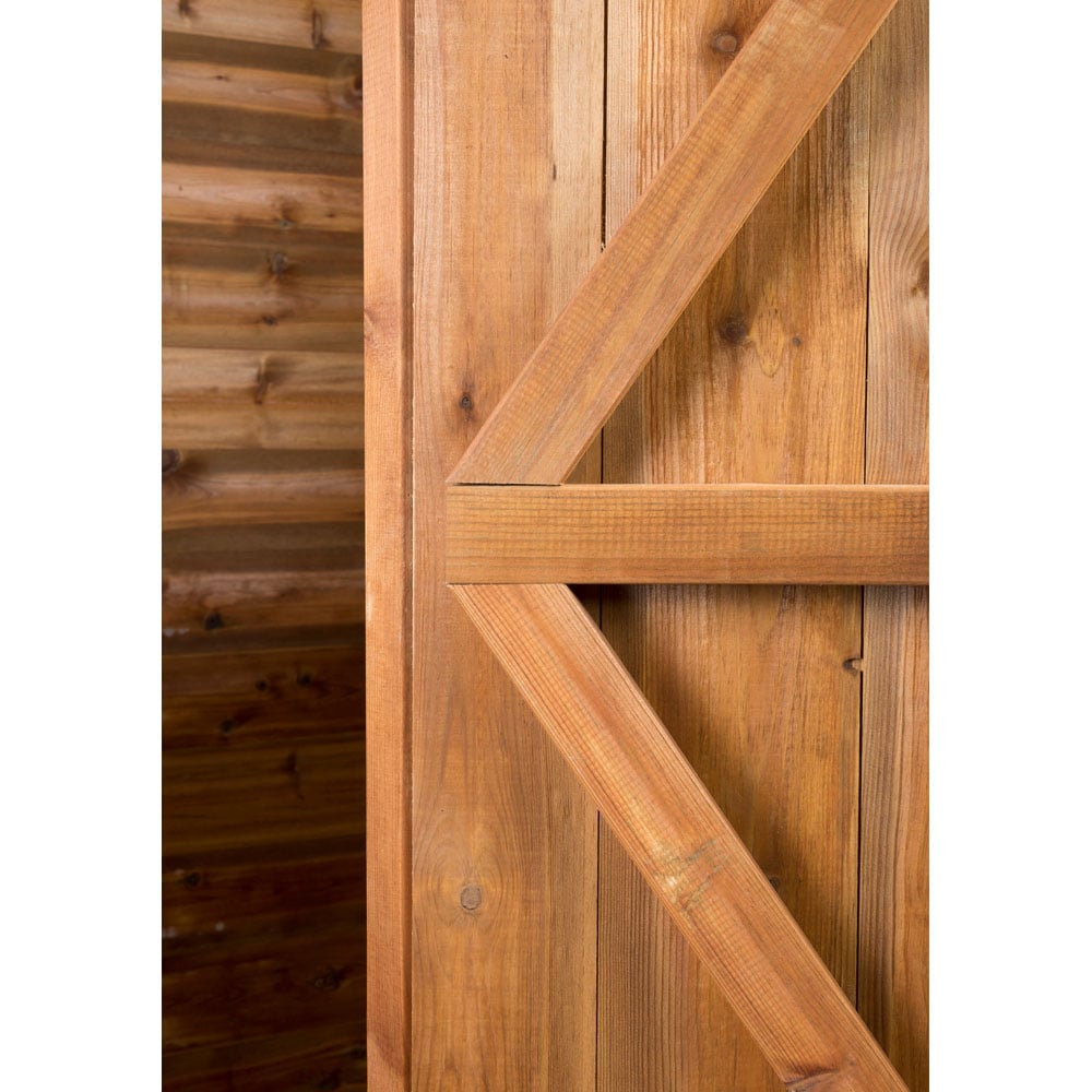 Empire Sheds 6 x 6ft Double Door Tongue and Groove Pent Garden Shed Image 4
