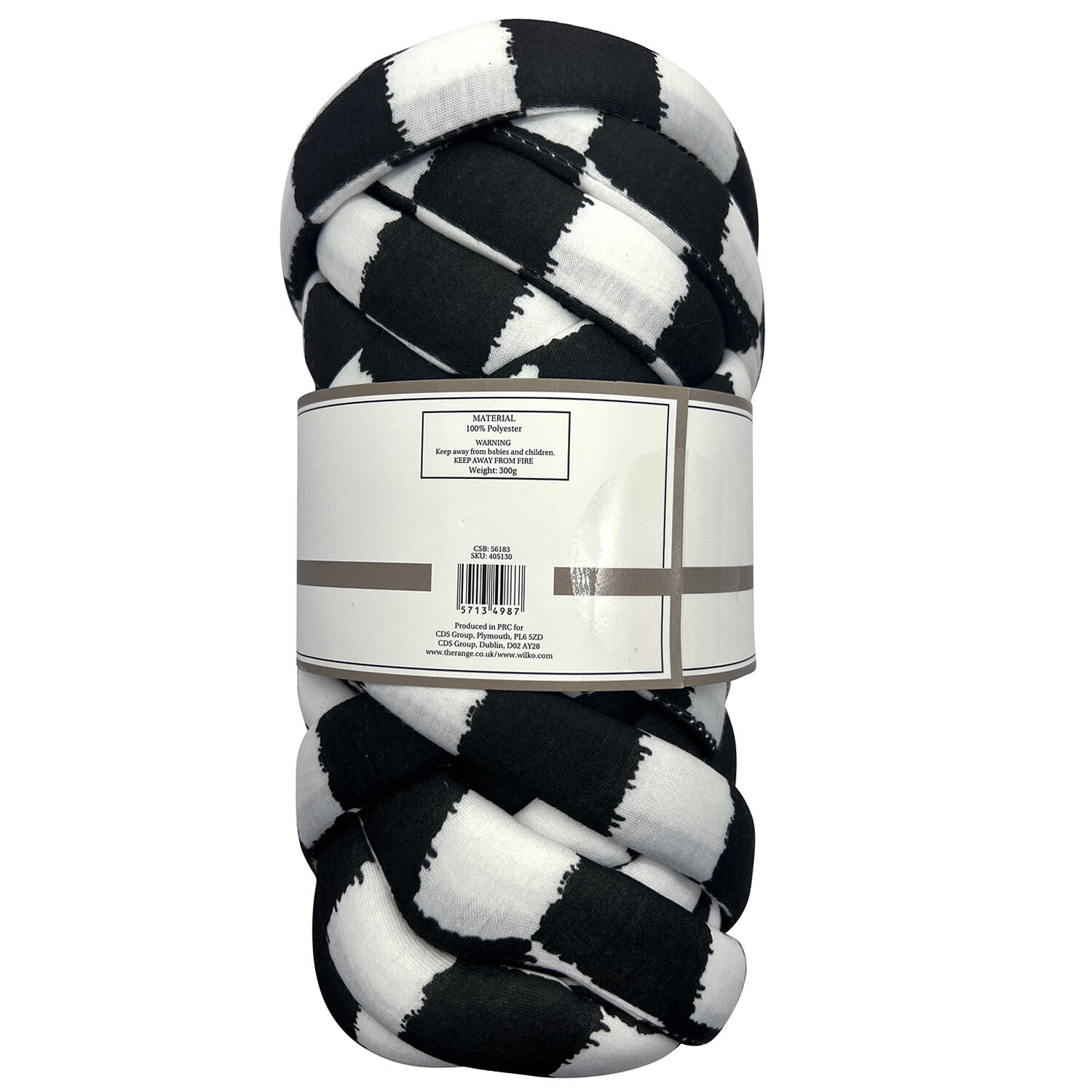 Divante Black and White Chunky Tube Yarn 300g Image 3