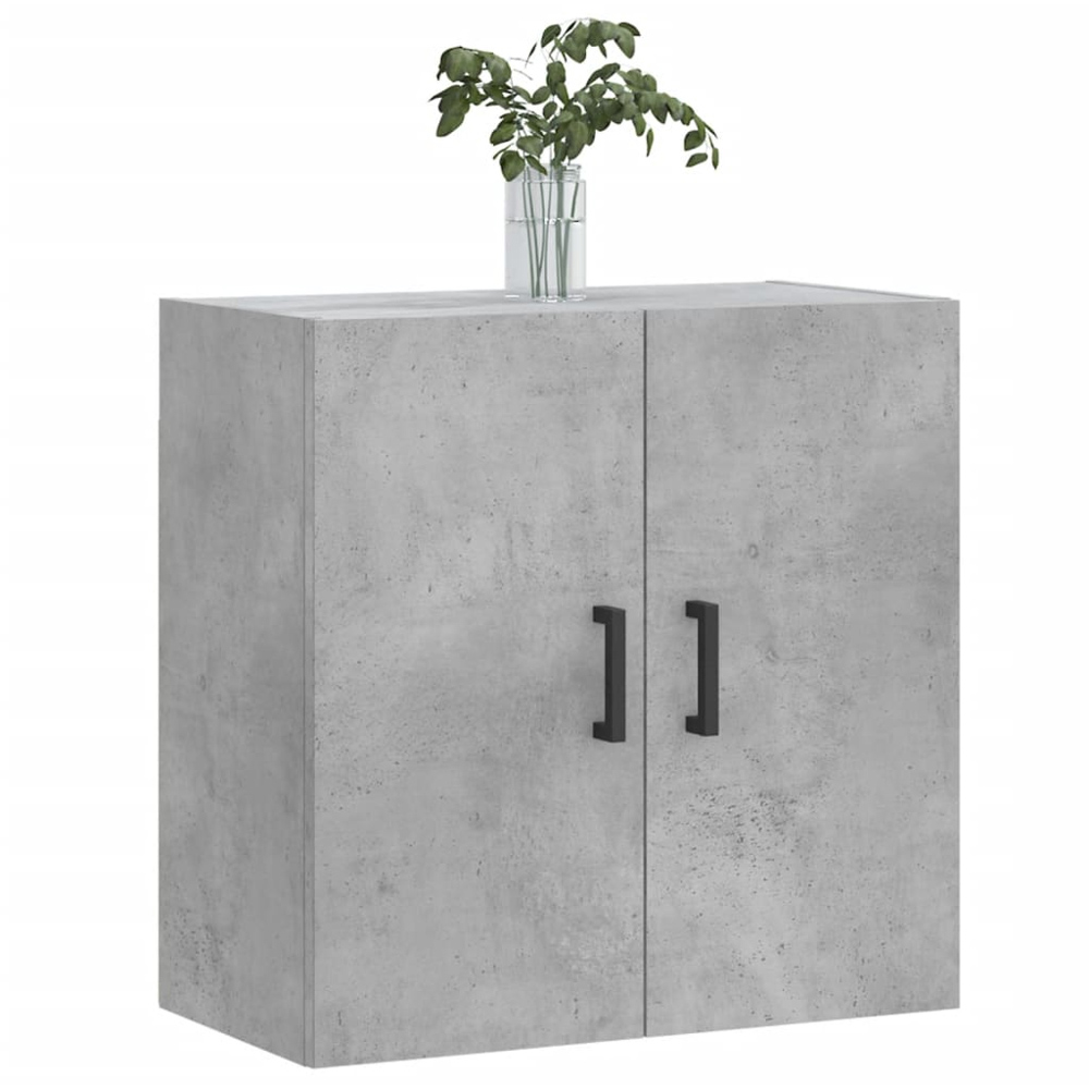 vidaXL 2 Door Concrete Grey Wall Cabinet Image 3
