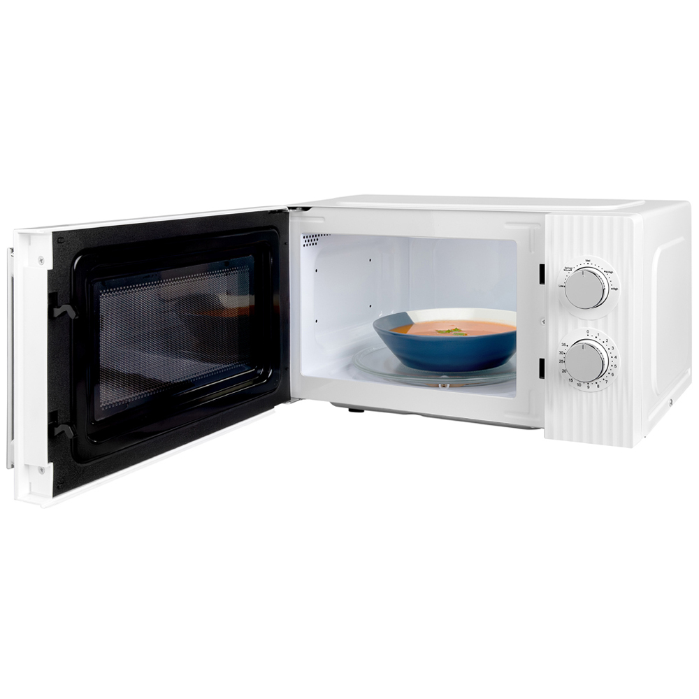 Russell Hobbs Eden RHMM725 White 17L Manual Microwave Image 3