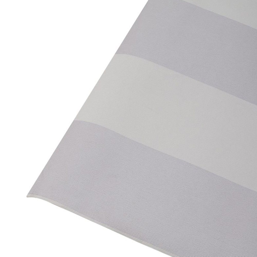 Living and Home Stripe Grey and White PVC Wallpaper Image 5