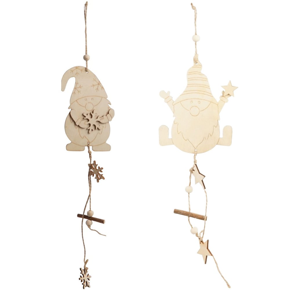 Single Decorate Your Own Hanging Gonk Decorations in Assorted styles Image 1