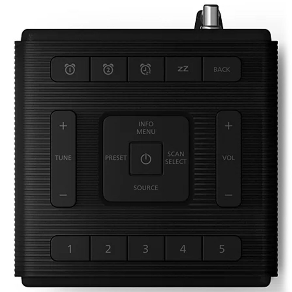 Philips TAR5100 Black DAB+ FM Clock Radio Bluetooth Speaker Image 7
